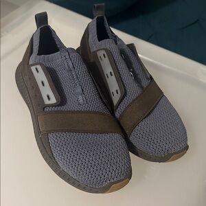 Gray and Brown Slip-On Sneakers UnderArmour